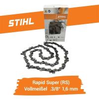 STIHL Rapid Super (RS) Sägekette 3/8" 1,6 mm 56-91 Treibglieder Vollmeißel