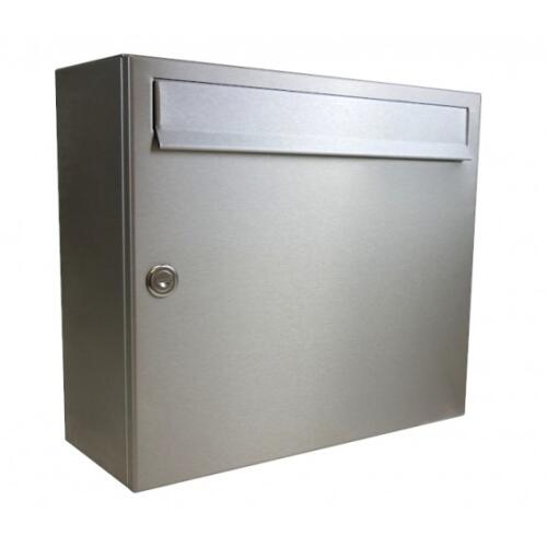A-015 Edelstahl Aufputz-Briefkastenanlage (1-12 fach)