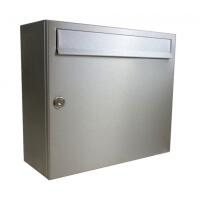 A-015 Edelstahl Aufputz-Briefkastenanlage (1-12 fach)