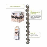 Sägekette 3/8" 1,1 mm 56 TG 40 cm für DOLMAR, Makita, Partner mit Metallbox