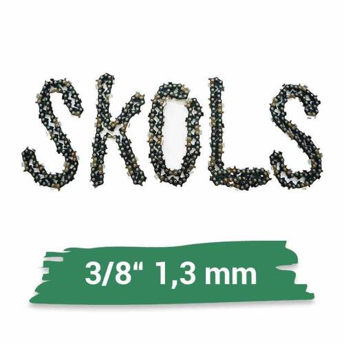 Sägekette 3/8" 1,3 mm 46 TG 30 cm für DOLMAR, John Deere, Makita mit Metallbox