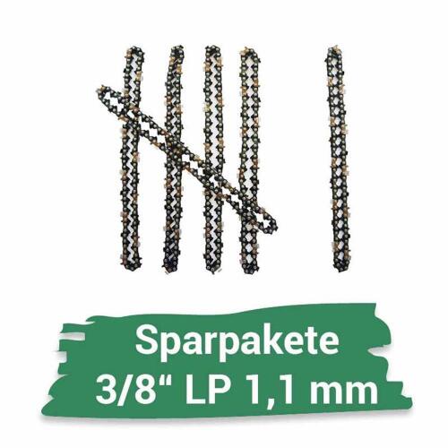 5+1 Sägeketten 3/8" 1,1mm 39 TG 25 cm für EFCO, Power Pruner, Shindaiwa
