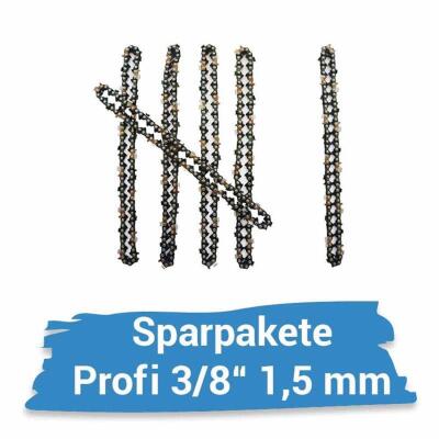 5+1 Profi Sägekette 3/8" 1,5 mm 68 TG 45 cm DOLMAR, Husqvarna