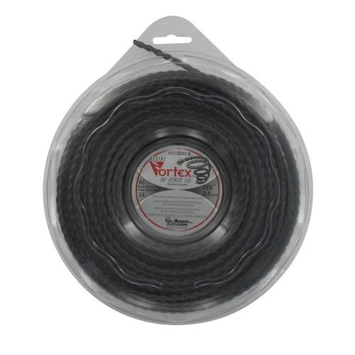VORTEX - Spiralform 3,9 mm x 26 m (Blister) - schwarz. Made by Desert Extrusion, USA. Aerodynamisch, geräuscharm.