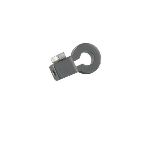Metall Bowdenzug endstück Ösen-Form. Ösen-Ø: 6,5 mm, für Litzen-Ø: max.2,5 mm.